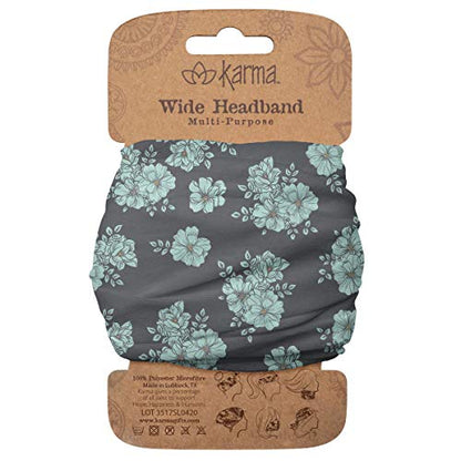 Cinta Ancha Floral Azul Karma Gifts KA2001 - imagen 2