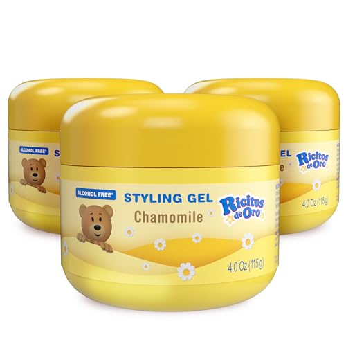 Gel para el cabello Ricitos de Oro con manzanilla - Preserva el color natural, no graso, sin alcohol, hipoalergénico, suave para uso diario - Gel - imagen 1