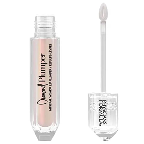 Brillo Labial Voluminizador Mineral Wear Diamond de Physicians Formula, Probado por Dermatólogos, Corte Princesa Rosa Claro - imagen 2