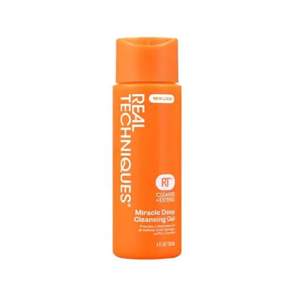 Gel Limpiador Profundo Real Techniques Miracle, Champú para Pinceles y Esponjas de Maquillaje, Vegano y Libre de Crueldad, 4 fl. oz./118 ml - imagen 1