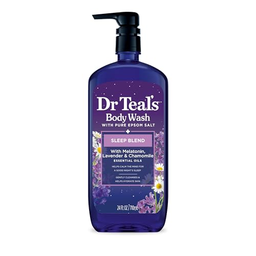 Gel de Baño Dr Teal's para Dormir con Melatonina, Lavanda, Manzanilla y Mezcla de Aceites Esenciales, 24 fl oz. - imagen 4