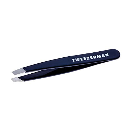 Pinzas de Cejas Mini Slant Tweezerman Exclusivas en Azul Noche - imagen 2