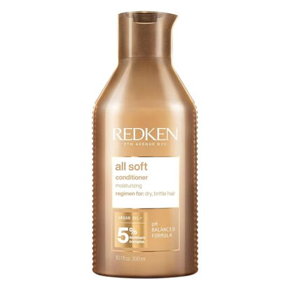 Acondicionador Redken All Soft Mega Curls | Para Cabello Muy Seco | Para Cabello Rizado y Afro | Nutre y Suaviza | Con Aloe Vera | 10.1 Fl Oz - imagen 3
