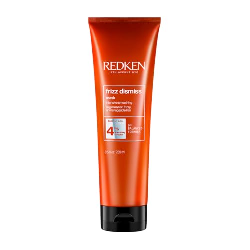 Mascarilla Redken Frizz Dismiss, Tratamiento Intensivo para Cabello Rebelde - Mascarilla Hidratante que Suaviza y Controla el Frizz - imagen 1
