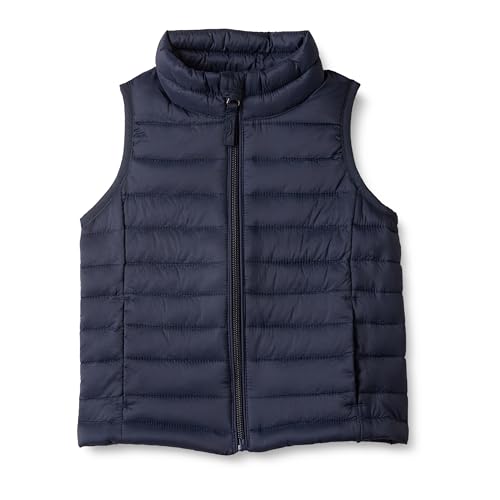 Chaleco Puffer Ligero y Resistente al Agua para Niñas Pequeñas Essentials, Color Marino, Talla 3T - imagen 3