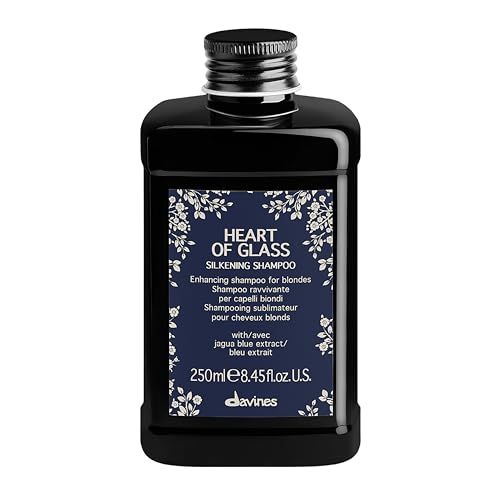 Champú Silicona Davines Heart of Glass para Cuidado de Rubios, 8.45 fl. oz. (Paquete de 1), Negro - imagen 4