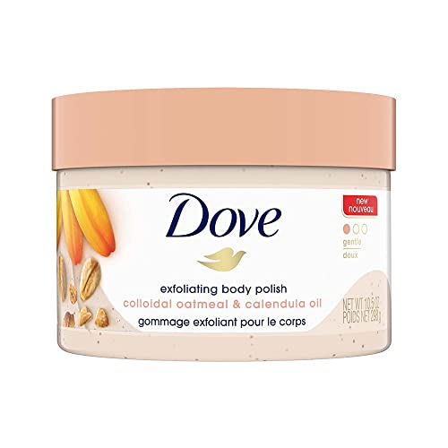 Exfoliante Corporal Dove con Avena y Aceite de Caléndula para Piel Suave, 10.5 oz, Nutre y Exfolia - imagen 4