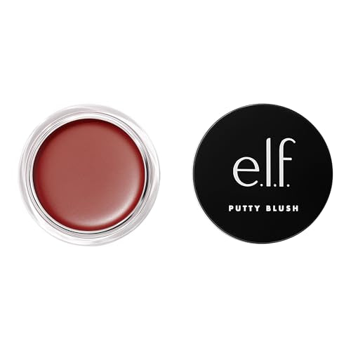 e.l.f. Putty Blush, Fórmula Cremosa y Ultra Pigmentada, Infusionada con Aceite de Argán y Vitamina E, Maldives, 0.35 Oz - imagen 1