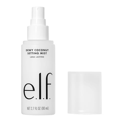 e.l.f. Spray Fijador de Maquillaje Hidratante de Coco, Bruma para Piel Condicionada, Infusionado con Té Verde, Vegano y Libre de Crueldad, 2.7 Fl Oz - imagen 4