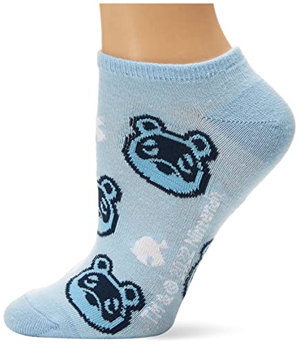 Calcetas cortas casuales para mujer Nintendo Animal Crossing, paquete de 5, azul grisáceo multicolor, talla 11-13 US - imagen 4