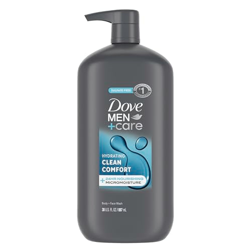DOVE MEN + CARE Gel de Baño e Hidratación para Cuerpo y Cara Comfort Limpio 30 oz con Tecnología Micromoisure de 24 Horas - imagen 4