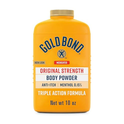 Polvo Corporal Medicado Gold Bond, Sin Talco, Para Mujeres y Hombres, Antipicazón, Absorbe y Enfría - 10 oz - imagen 4