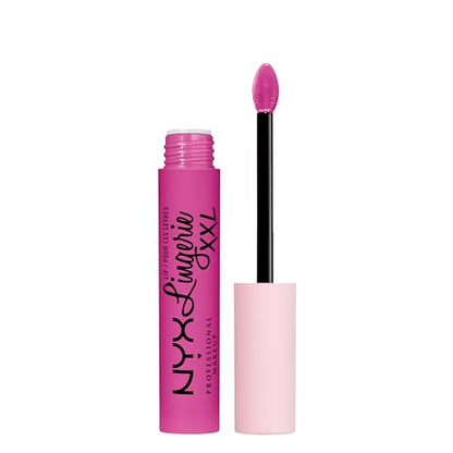 NYX PROFESSIONAL MAKEUP Lip Lingerie XXL Labial Líquido Mate - Knockout (Rosa Chicle) - imagen 2