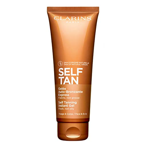 Gel Autobronceador Tinteado Clarins | Autobronceador para Cara y Cuerpo | Natural, Duradero, Sin Rayas, Bronceado Instantáneo | No Manchante y de - imagen 1