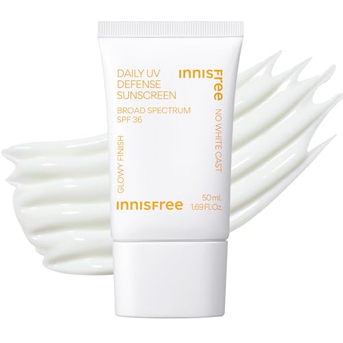 Innisfree Daily UV Defense SPF 36 – Protector Solar Facial Coreano, Acabado Invisible, Amplio Espectro, Sin Residuos Blancos, Ligero e Hidratante - imagen 2
