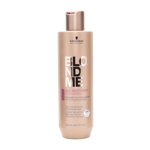 Champú BlondMe All Blondes Light 10 Fl Oz - Fortalece Nuevos Vínculos - Ilumina y Nutre Cabello Rubio Fino a Normal - imagen 1
