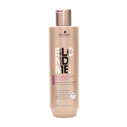 Champú BlondMe All Blondes Light 10 Fl Oz - Fortalece Nuevos Vínculos - Ilumina y Nutre Cabello Rubio Fino a Normal - imagen 1