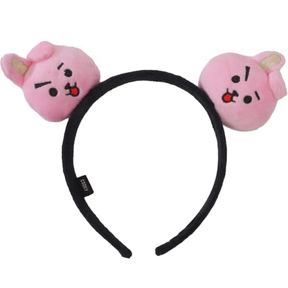 Diadema BT21 LINE FRIENDS para Mujer, Banda de Pelo 3D de Peluche para Adultos, Accesorio de Moda Cute, COOKY, Talla Única - imagen 1
