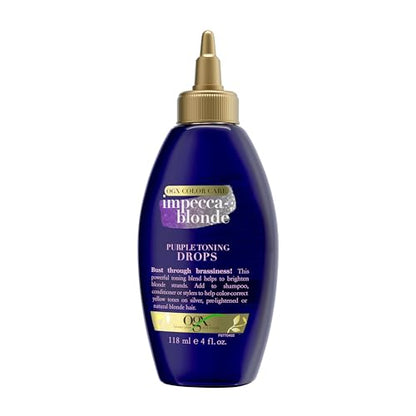 OGX Impecca-Blonde Gotas Tonificantes Moradas para Mejorar Rubios, 4 fl oz - imagen 2