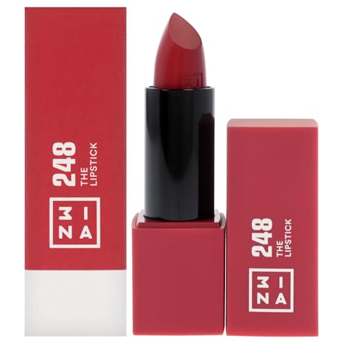 3INA The Lipstick - Barra de Labios Hidratante para Mujeres - Acabado Semi-Mate Satinado con Larga Duración de 5 Horas - Alta Pigmentación y - imagen 3