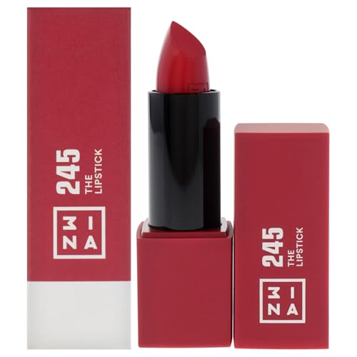 3INA The Lipstick - Labial Hidratante para Mujeres - Acabado Semi-Mate Satinado con Larga Duración de 5 Horas - Alta Pigmentación y Comodidad - 245 - - imagen 4