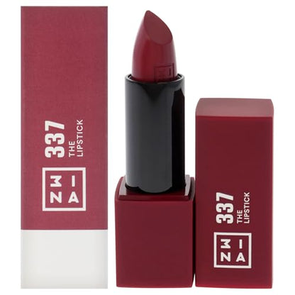 3INA The Lipstick - Barra de Labios Hidratante para Mujeres - Acabado Semi-Mate Satinado con Larga Duración de 5 Horas - Alta Pigmentación y - imagen 1