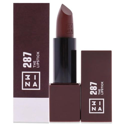 3INA The Lipstick - Barra de Labios Hidratante para Mujeres - Acabado Semi-Mate Satinado de Larga Duración de 5 Horas - Alta Pigmentación y Comodidad - imagen 2