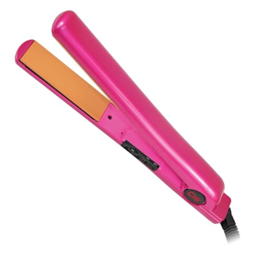 CHI Tourmaline Ceramic Flat Iron Hair Straightener 1", Professional Hair Styling Tool for Silky Smooth Hair, Frizz Control & Curling, Pure Pink 1" Pla - imagen 4