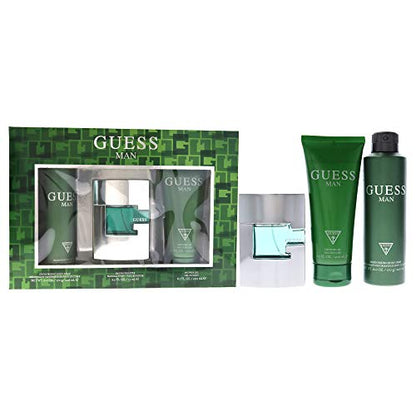 Set de Regalo Guess Man: Eau de Toilette 2.5oz, Spray Corporal Desodorante 6oz y Gel de Ducha 6.7oz - imagen 1