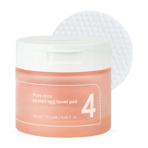 numbuzin No.4 Almohadillas Tonificantes | Almohadilla Tonificante Pore Zero Peeled Egg | Exfoliante Suave, PHA, LHA, Preparación de Piel para - imagen 2