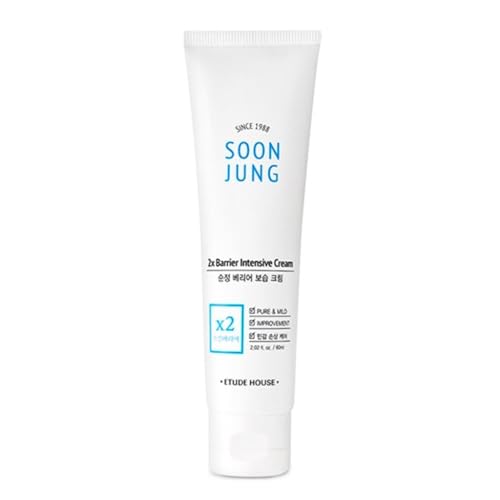 Crema Intensiva 2x ETUDE SoonJung para Reparación de Barrera, Hidratante Rico con Madecassoside y Pantenol, Hidratante Facial para Piel Sensible, - imagen 1