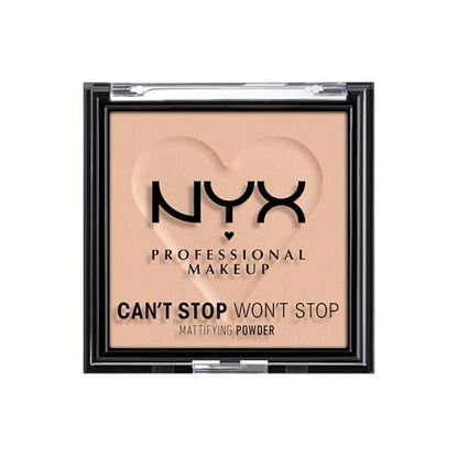 Polvo Compacto Matificante NYX PROFESSIONAL MAKEUP Can't Stop Won't Stop - Medio - imagen 3