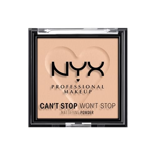 Polvo Compacto Matificante NYX PROFESSIONAL MAKEUP Can't Stop Won't Stop - Claro Medio - imagen 3