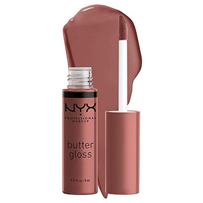 Brillo Labial No Pegajoso NYX PROFESSIONAL MAKEUP Butter Gloss Brown Sugar - Spiked Toffee (Mauve Marrón) - imagen 2