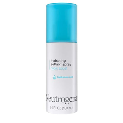Neutrogena Hydro Boost Spray Fijador de Maquillaje Hidratante con Ácido Hialurónico, Spray para Piel Suave y Radiante, Sin Fragancia, No - imagen 4