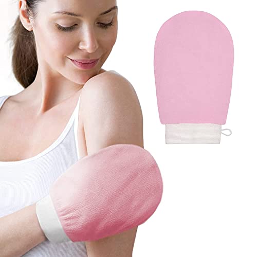 Guante Exfoliante PEACHYGLO para Remover Piel Muerta - Exfoliador Corporal Coreano, Mitón Exfoliante Profundo, Estimula la Circulación para un Brillo - imagen 3