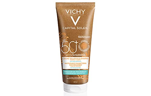 Bloqueador Solar Biodegradable Vichy Capital Soleil Eco-Solar FPS 50+ con Ácido Hialurónico, Textura Ligera, 200ml - imagen 3