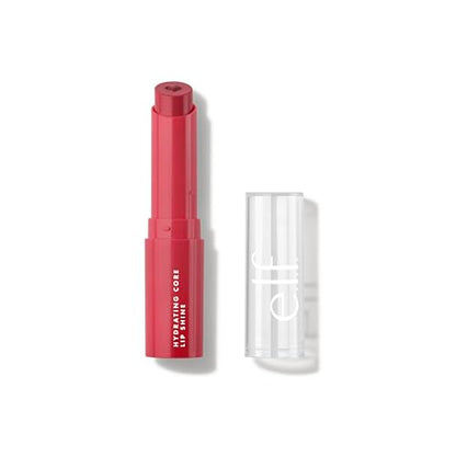 e.l.f. Hydrating Core Lip Shine con Manteca de Karité y Vitamina E, Bálsamo Labial Tinte para un Acabado Suave y Brillante, Color Rojo Claro - imagen 3