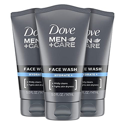 DOVE MEN + CARE Jabón Facial Hidratante Plus Cuidado de la Piel, 5 Oz, (Paquete de 3) - imagen 1