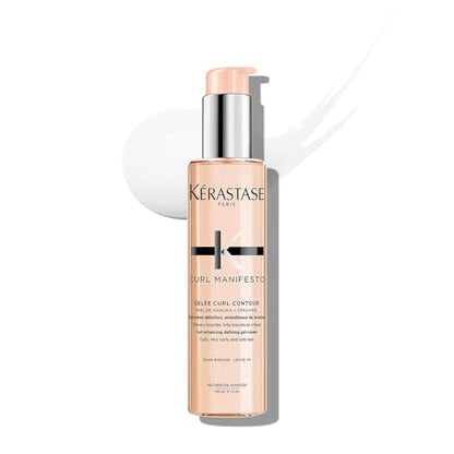 KÉRASTASE Curl Manifesto Gel Contour para Cabello Rizado, Define Rizos Sin Crujido, Anti-Frizz con Manteca de Karité, 150 ml - imagen 4