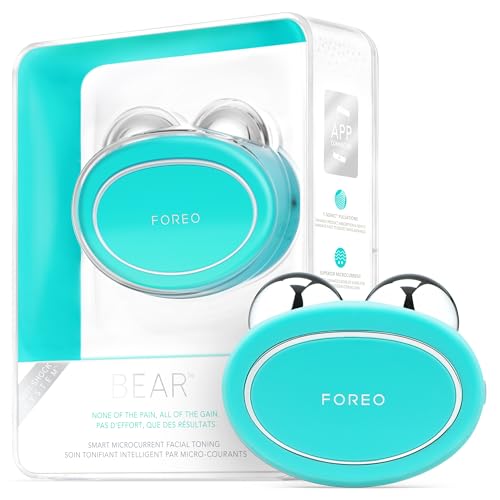 FOREO Bear Microcurrent Facial Device - Face Sculpting Tool - Instant Face Lift - Firm & Contour - Non-Invasive - Increases Absorption of Facial Skin  - imagen 1