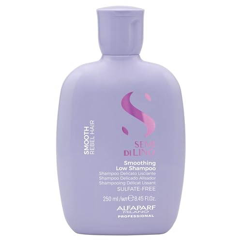 ALFAPARF MILANO Semi di Lino Low Shampoo Suave para Cabello Frizz y Rebelde, Sin Sulfatos, Hidrata y Controla, 8.45 Fl Oz - imagen 1