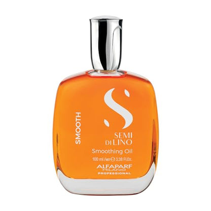 ALFAPARF MILANO Tratamiento de Aceite Capilar Semi di Lino - Aceite Controlador de Frizz para Aclarar y Proteger el Cabello del Calor y la Humedad - - imagen 1
