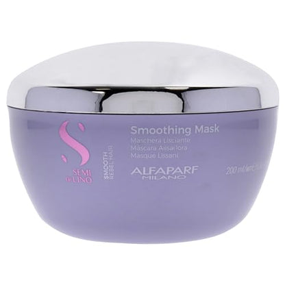 ALFAPARF MILANO Máscara Semi di Lino Suave para Cabello Frizz y Rebelde - Tratamiento Intensivo Desenredante - Controla el Frizz, Hidrata y Alisa, - imagen 1