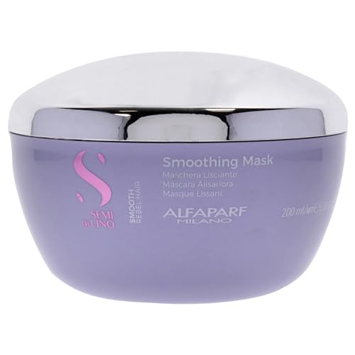ALFAPARF MILANO Máscara Semi di Lino Suave para Cabello Frizz y Rebelde - Tratamiento Intensivo Desenredante - Controla el Frizz, Hidrata y Alisa, - imagen 1