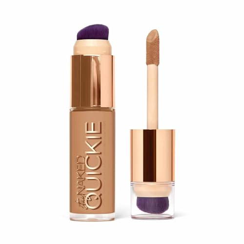 Urban Decay Quickie Corrector 24HR Corrector de Ojeras Waterproof (30CP - Rosa Frío Claro), Acabado Mate Natural, Hidratante con Vitamina E, Brocha - imagen 1