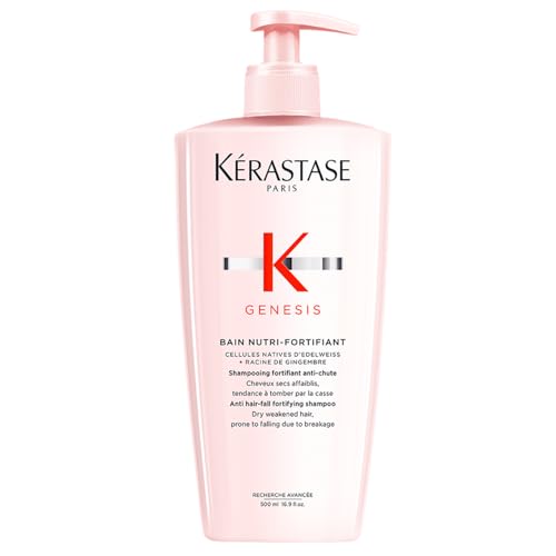Champú Fortificante Nutri-Fortifiant Kerastase Genesis - Para Cabello Débil o Dañado, Desenreda e Hidrata, Para Cabello Normal a Seco, 16.9 Fl Oz - imagen 3