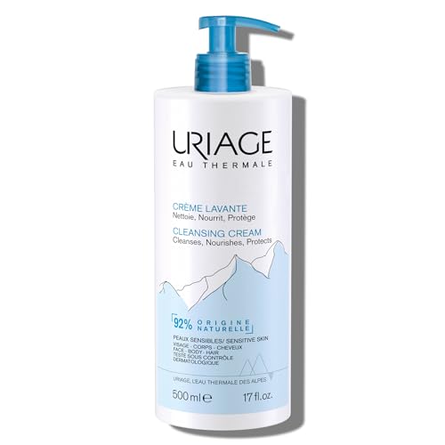Crema Limpiadora Hidratante Diaria Uriage con Manteca de Karité, Gel de Ducha 2 en 1: Limpia y Nutre, Aroma Fresco y Acogedor, Facial, Corporal y - imagen 1