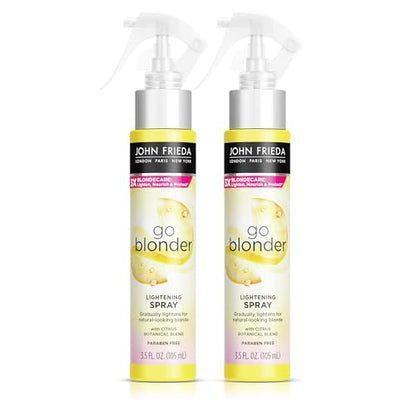 Spray Aclarante John Frieda Go Blonder, Aclara Gradualmente el Cabello Rubio, Para Cabello Natural o Tratado, Con Mezcla Botánica de Cítricos, Sin - imagen 4