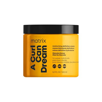 Matrix A Curl Can Dream Crema Hidratante Sin Enjuague - Hidrata y Define Rizos para Cabello Rizado, Afro y Ondulado, Protección contra el Calor, - imagen 1